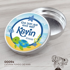 Latinha Personalizada Fundo do Mar - 00094