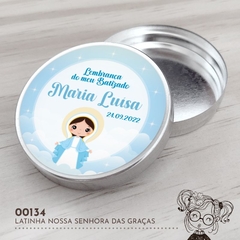 Latinha Personalizada Nossa Senhora das Graças - 00134