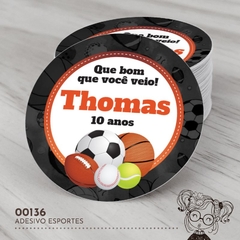 Adesivo Personalizado Esportes - 00136