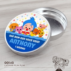 Latinha Personalizada Palhaço Plim Plim Herói - 00142