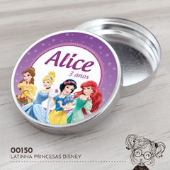 Latinha Personalizada Princesas Disney - 00150