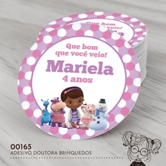 Adesivo Personalizado Doutora Brinquedo - 00165