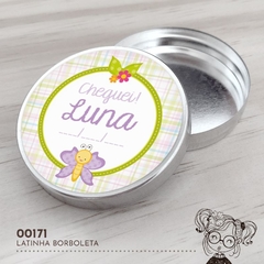 Latinha Personalizada Borboletinha - 00171