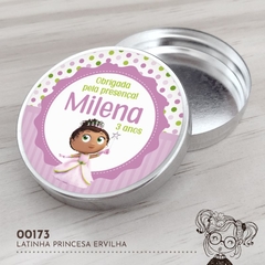 Latinha Personalizada Princesa Ervilha - 00173