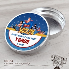 Latinha Personalizada Liga da Justiça - 00183