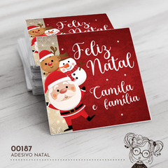 Adesivo Personalizado Natal - 00187 - comprar online