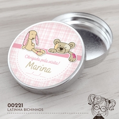 Latinha Personalizada Ursinhos de Pelúcia - 00221