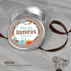 Latinha Personalizada Chá de Cozinha - 00232 - comprar online