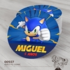 Adesivo Personalizado Sonic - 00237