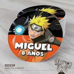 Adesivo Personalizado Naruto - 00239