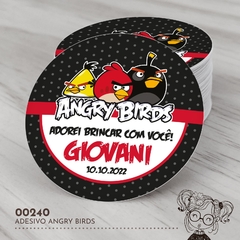 Adesivo Personalizado Angry Birds - 00240