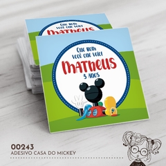 Adesivo Personalizado Casa do Mickey - 00243 - comprar online