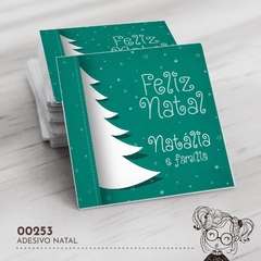 Adesivo Personalizado Natal - 00253