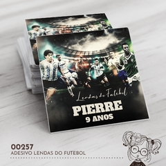 Adesivo Personalizado Lendas do Futebol - 00257 - comprar online