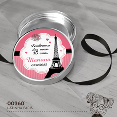 Latinha Personalizada Paris - 00260 - comprar online