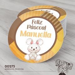 Adesivo Personalizado Páscoa - 00275