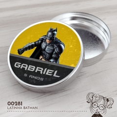 Latinha Personalizada Batman - 00281