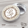 Latinha Personalizada Casamento Monograma - 00287