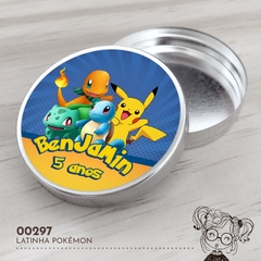 Latinha Personalizada Pokémon - 00297