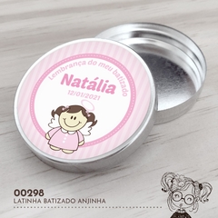 Latinha Personalizada Batizado Anjinha - 00298