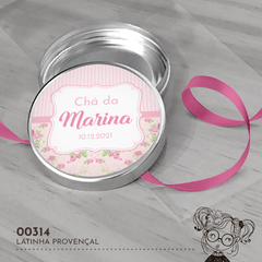 Latinha Personalizada Provençal - 00314 - comprar online