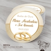 Adesivo Personalizado Bodas de Ouro - 00334