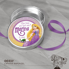 Latinha Personalizada Rapunzel - 00337 - comprar online