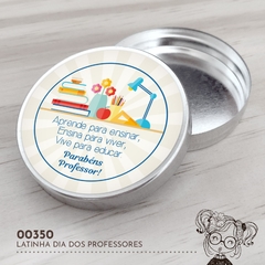 Latinha Personalizada Dia dos Professores - 00350