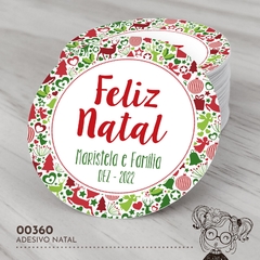 Adesivo Personalizado Natal - 00360