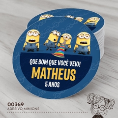 Adesivo Personalizado Minions - 00369