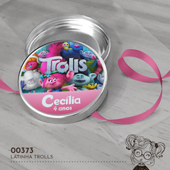 Latinha Personalizada Trolls - 00373 - comprar online