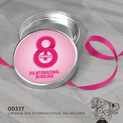 Latinha Personalizada Dia Internacional da Mulher - 00377 - comprar online