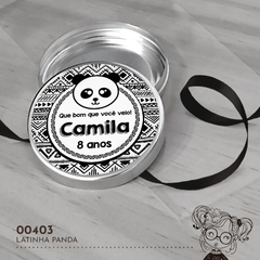 Latinha Personalizada Panda - 00403 - comprar online