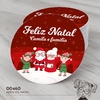 Adesivo Personalizado Natal Papai Noel - 00460