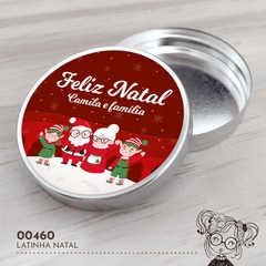 Latinha Personalizada Natal Papai Noel - 00460