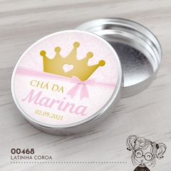 Latinha Personalizada Coroa - 00468