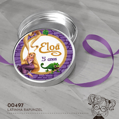 Latinha Personalizada Rapunzel - 00497 - comprar online