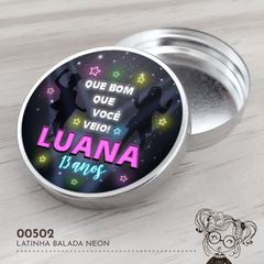 Latinha Personalizada Balada Neon - 00502