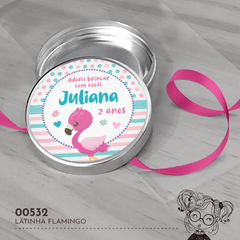 Latinha Personalizada Flamingo - 00532 - comprar online