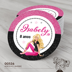 Adesivo Personalizado Barbie - 00536