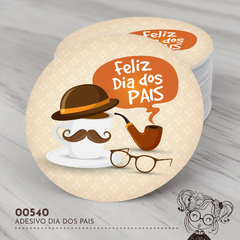 Adesivo Personalizado Dia dos Pais - 00540