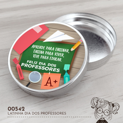 Latinha Personalizada Dia dos Professores - 00542