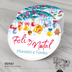 Adesivo Personalizado Natal - 00561