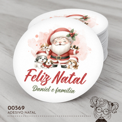 Adesivo Personalizado Natal - 00569