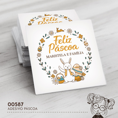 Adesivo Personalizado Páscoa - 00587 - comprar online