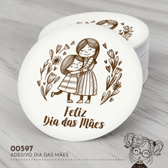 Adesivo Personalizado Dia das Mães - 00597