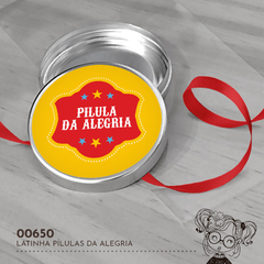 Latinha Personalizada Pílulas da Alegria - 00650 - comprar online