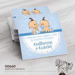 Adesivo Personalizado Gêmeos - 00660 - comprar online