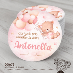 Adesivo Personalizado Ursinha - 00673