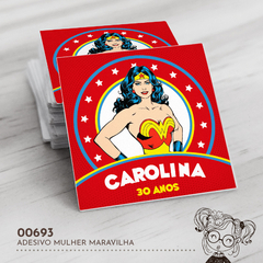 Adesivo Personalizado Mulher Maravilha - 00693 - comprar online